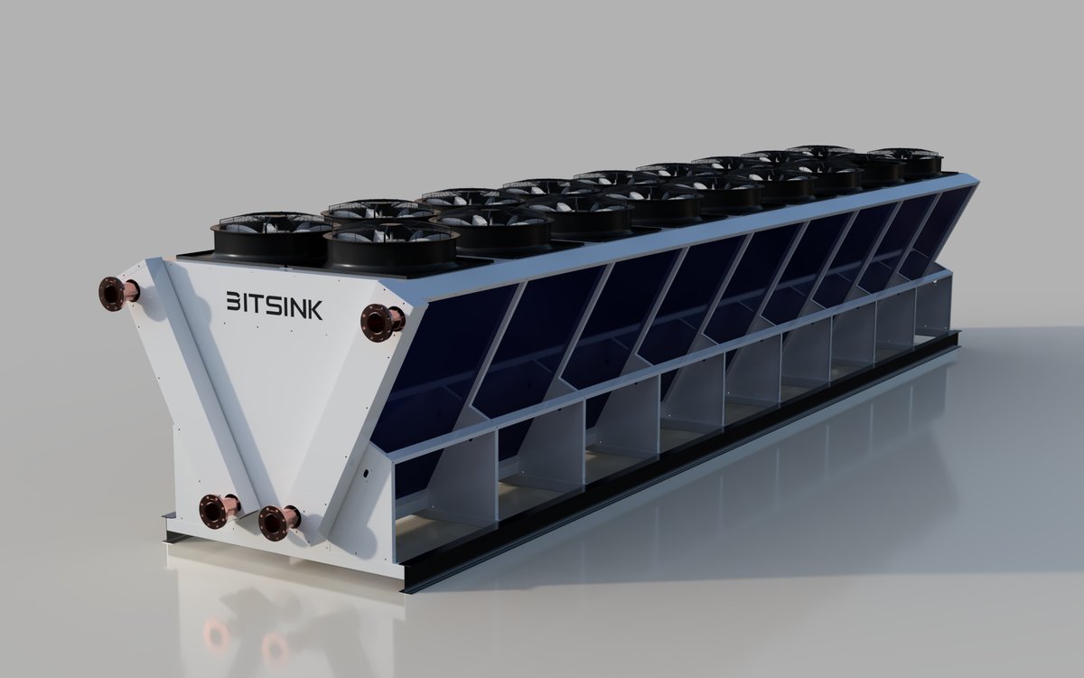 BITSINK liquid cooling dry cooler unit